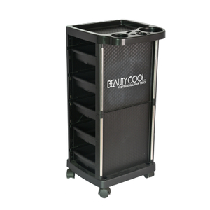 Barber Beauty Furniture Salon Rolling Trolley Carrello con 5 cassetti